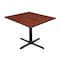 Cain Square Tables > Breakroom Tables > Cain Square & Round Tables, Wood, Metal Top, Cherry TB4848CH - alternate 1